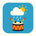 icon_weather_drum_minimalist icon preview