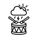 icon_weather_drum_monochrome icon preview