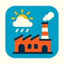 icon_weather_factory_flat_design icon preview
