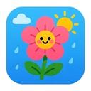 icon_weather_flower_cartoon icon preview