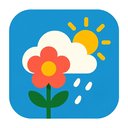 icon_weather_flower_flat_design icon preview