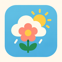 icon_weather_flower_flat_pastel icon preview