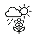 icon_weather_flower_line_art icon preview