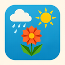 icon_weather_flower_origami icon preview
