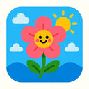 icon_weather_flower_playful icon preview