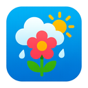 icon_weather_flower_vector icon preview