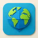 icon_weather_globe_origami icon preview