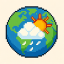 icon_weather_globe_pixel_art icon preview