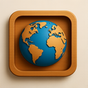icon_weather_globe_wooden icon preview