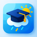 icon_weather_graduation_cap_abstract icon preview