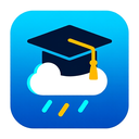icon_weather_graduation_cap_digital_glitch icon preview