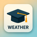 icon_weather_graduation_cap_elegant icon preview
