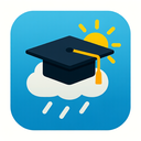 icon_weather_graduation_cap_filled icon preview