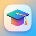 icon_weather_graduation_cap_gradient icon preview