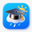 icon_weather_graduation_cap_metallic icon preview
