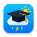 icon_weather_graduation_cap_modern icon preview