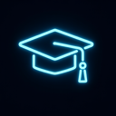 icon_weather_graduation_cap_neon icon preview