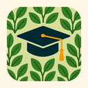 icon_weather_graduation_cap_organic_pattern icon preview