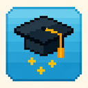 icon_weather_graduation_cap_pixel_art icon preview
