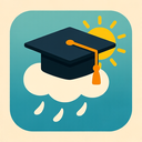 icon_weather_graduation_cap_retro icon preview
