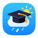 icon_weather_graduation_cap_rounded icon preview