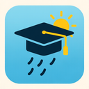 icon_weather_graduation_cap_simplified icon preview