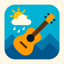 icon_weather_guitar_geometric icon preview