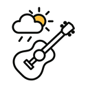 icon_weather_guitar_line_art icon preview