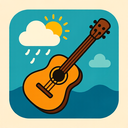 icon_weather_guitar_retro icon preview