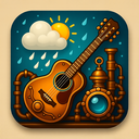 icon_weather_guitar_steampunk icon preview