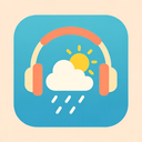 icon_weather_headphones_flat_pastel icon preview