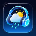 icon_weather_headphones_futuristic icon preview