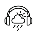 icon_weather_headphones_minimal_outline icon preview