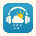 icon_weather_headphones_minimalist icon preview