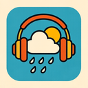 icon_weather_headphones_retro icon preview