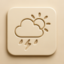 icon_weather_heart_embossed icon preview
