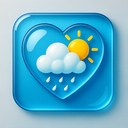 icon_weather_heart_glassy icon preview