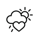 icon_weather_heart_line_art icon preview