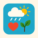 icon_weather_heart_organic icon preview