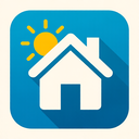 icon_weather_house_geometric icon preview