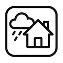 icon_weather_house_monochrome icon preview