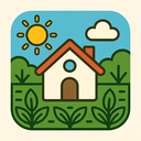 icon_weather_house_organic_pattern icon preview