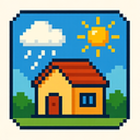 icon_weather_house_pixel_art icon preview
