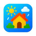 icon_weather_house_vibrant_colors icon preview