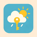 icon_weather_key_flat_pastel icon preview