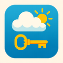 icon_weather_key_origami icon preview