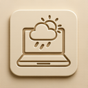 icon_weather_laptop_embossed icon preview
