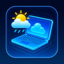 icon_weather_laptop_futuristic icon preview