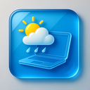 icon_weather_laptop_glassy icon preview