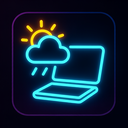 icon_weather_laptop_neon icon preview
